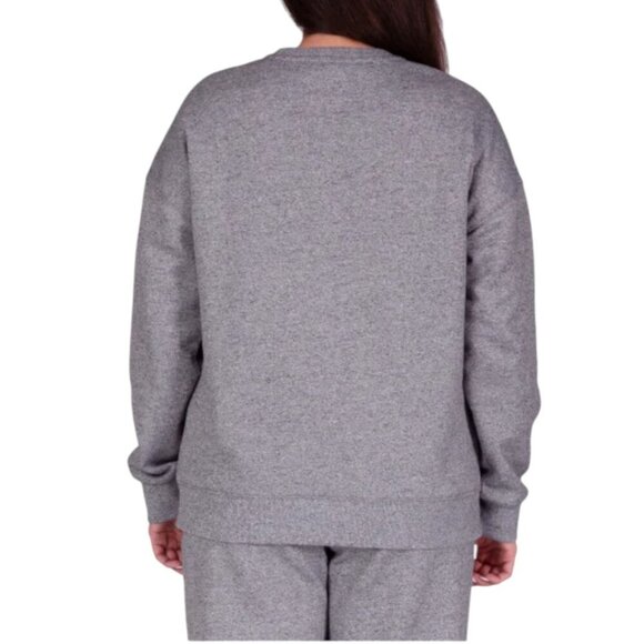 NWOT Lazypants Fleece Crewneck Sweatshirt | Grey - Picture 3 of 7